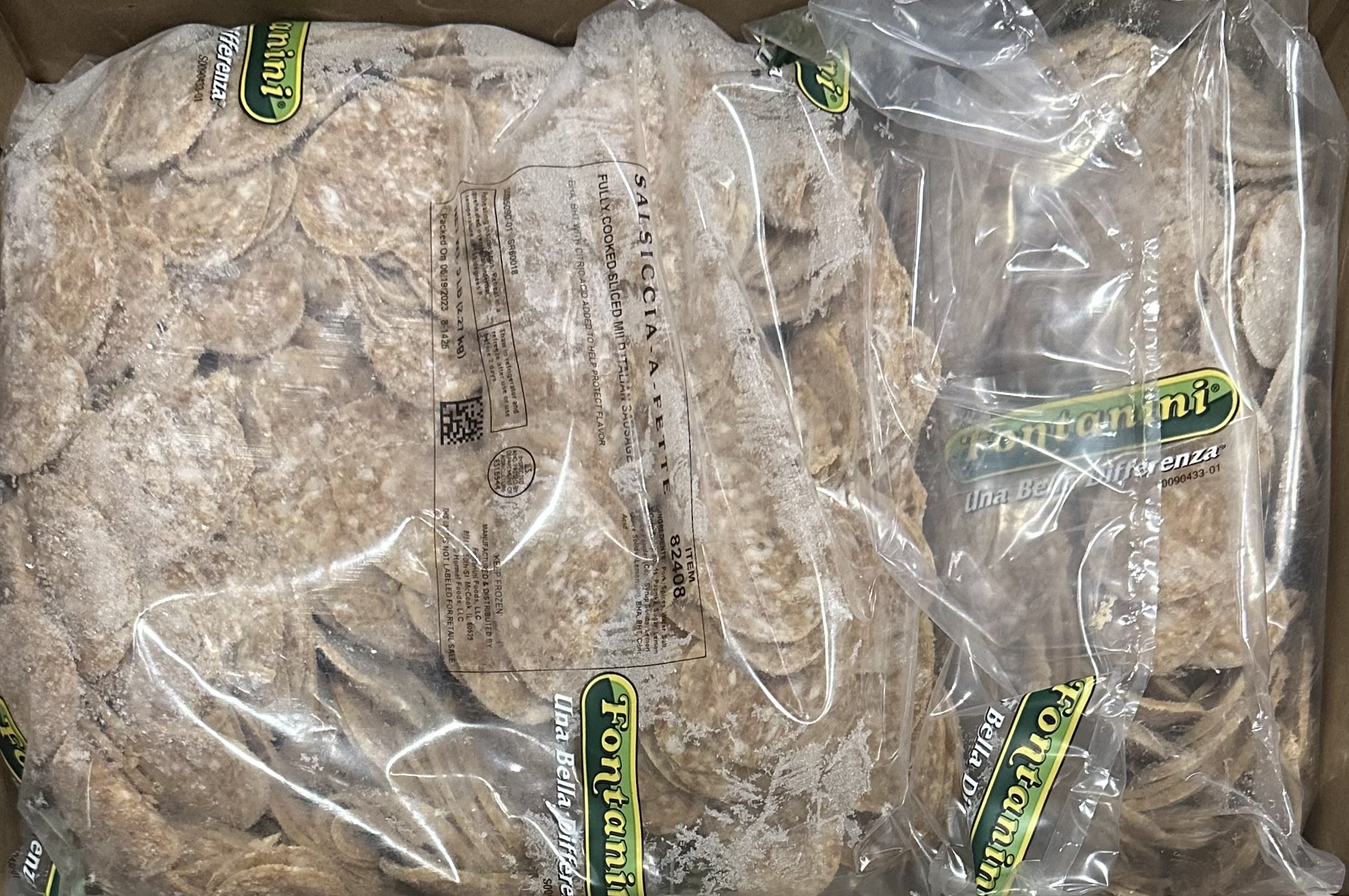 Fontanini 82408 SR6001 Sliced Cooked Sausage 15#