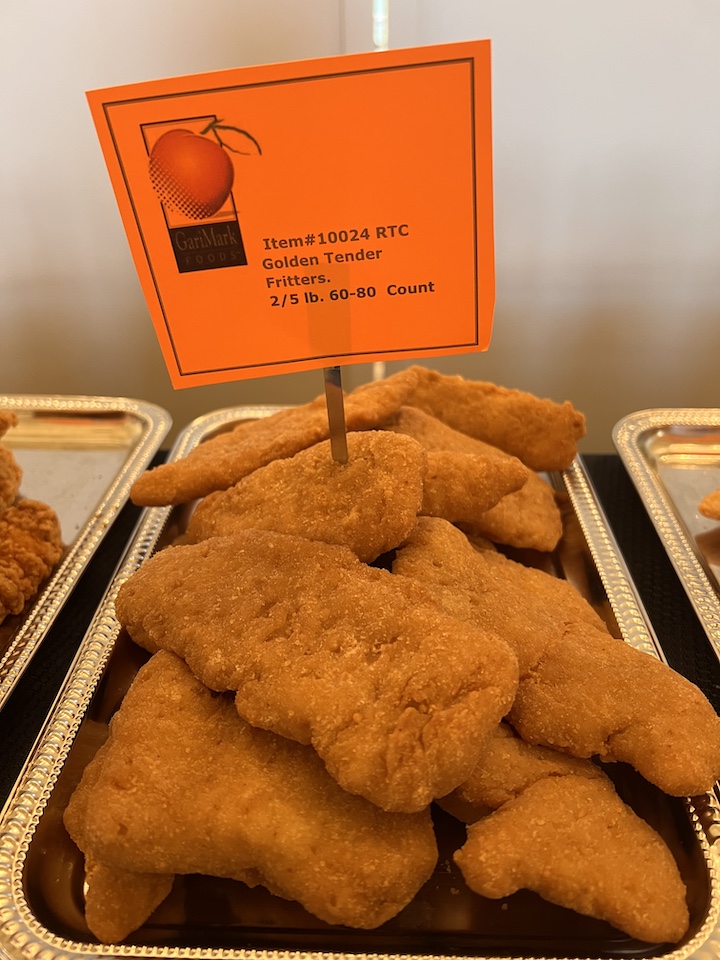 Garimark10024 Breaded Breast Golden Chicken Tender 10#