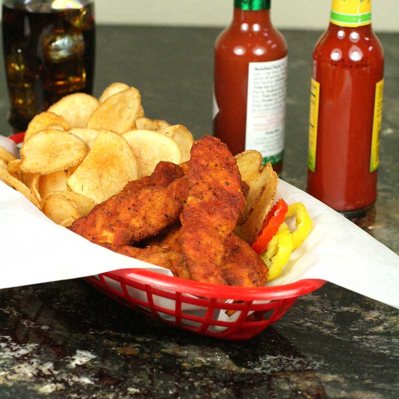 Brakebush 5814 Spicy Chicken Strip 10#