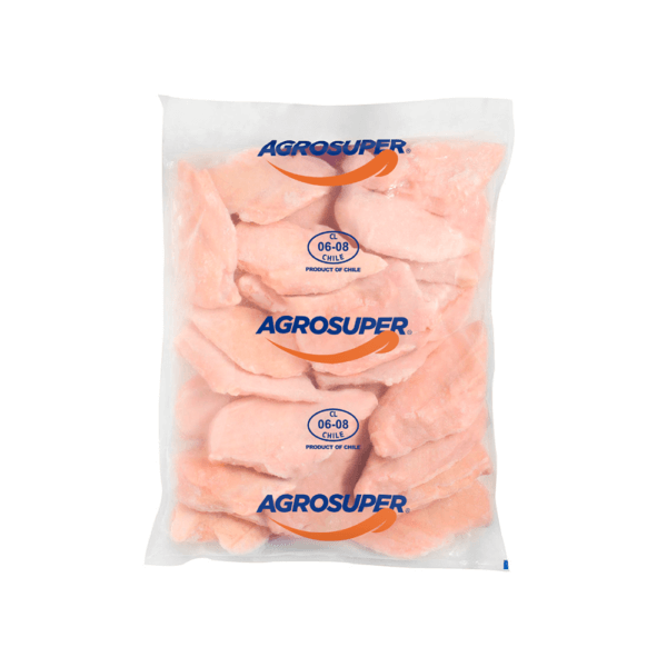 Agrosuper 21584  IQF Chicken breast 5oz 4/10#