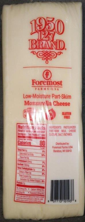 1950 P/S Black Red Label Mozzarella 8/6v