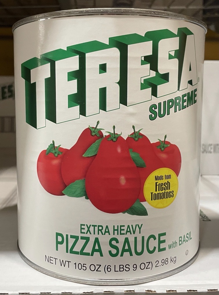 ^Teresa 81905 Pizza Sauce with Basil 6/10