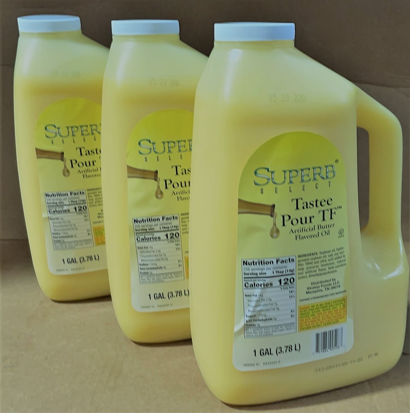 +Tastee Pour 103350 Butter Flavor Oil 4/1gl