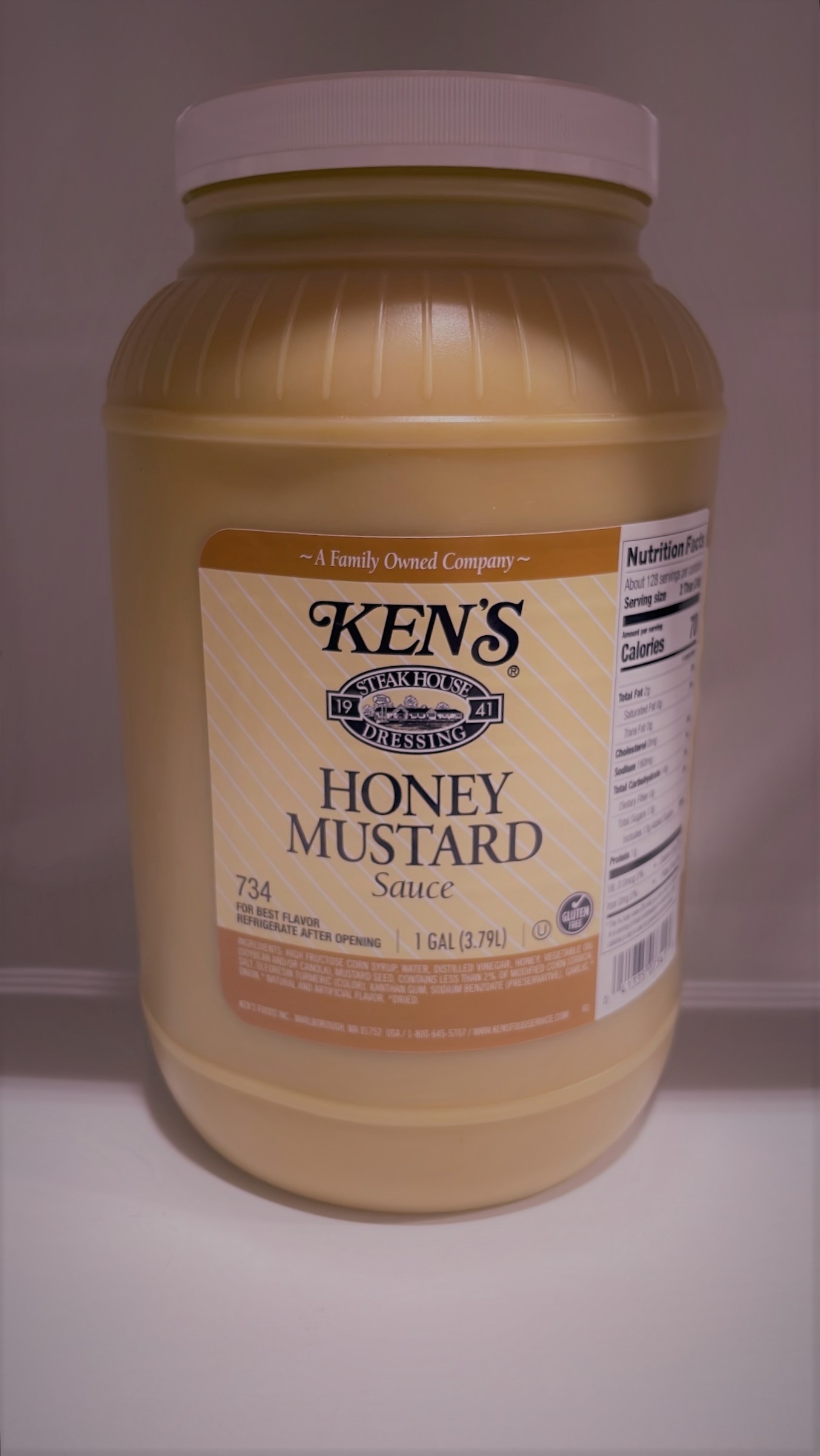Ken's 734 Honey Mustard SAUCE 4/1gl