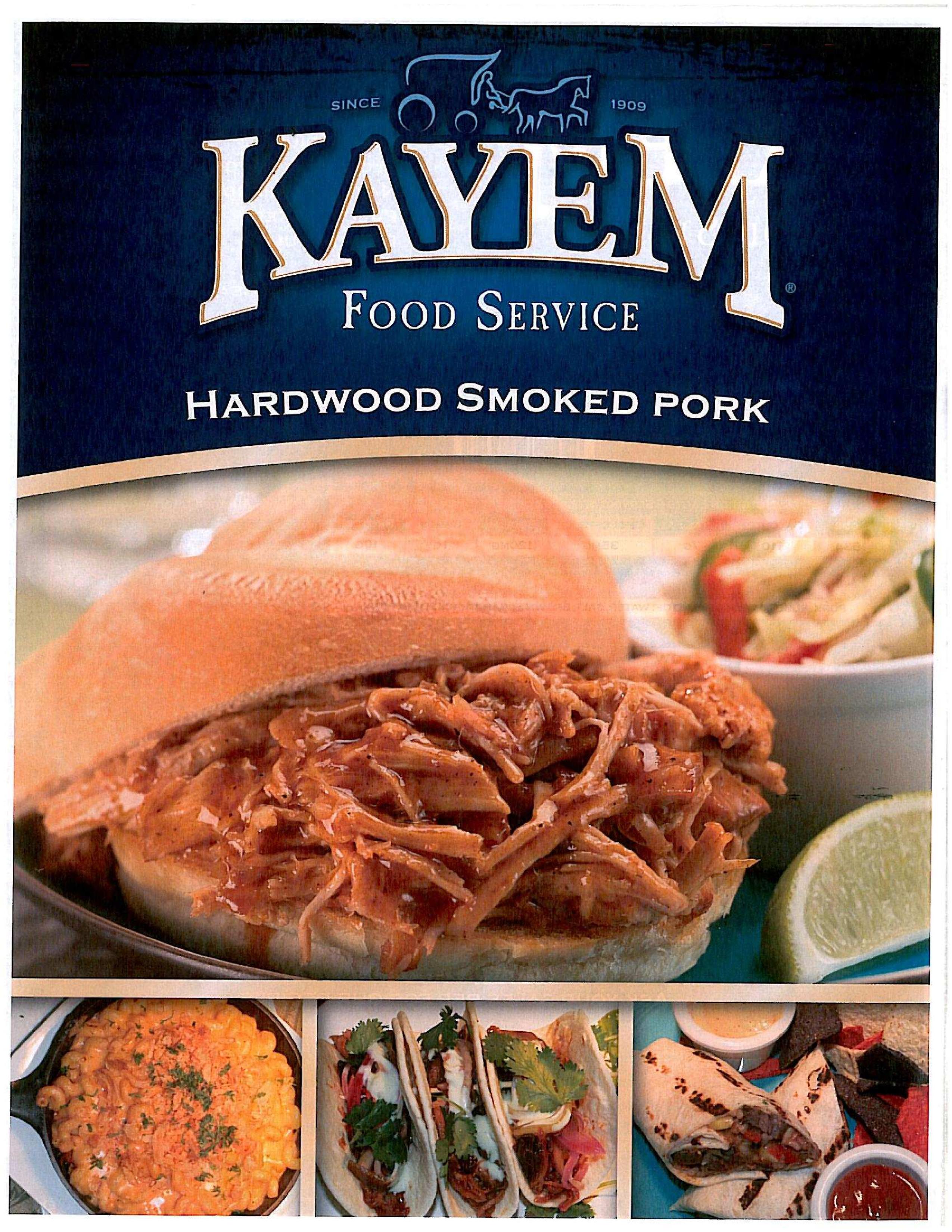 Kayem 1534 Hardwood Smoked Pulled Pork 2/5#