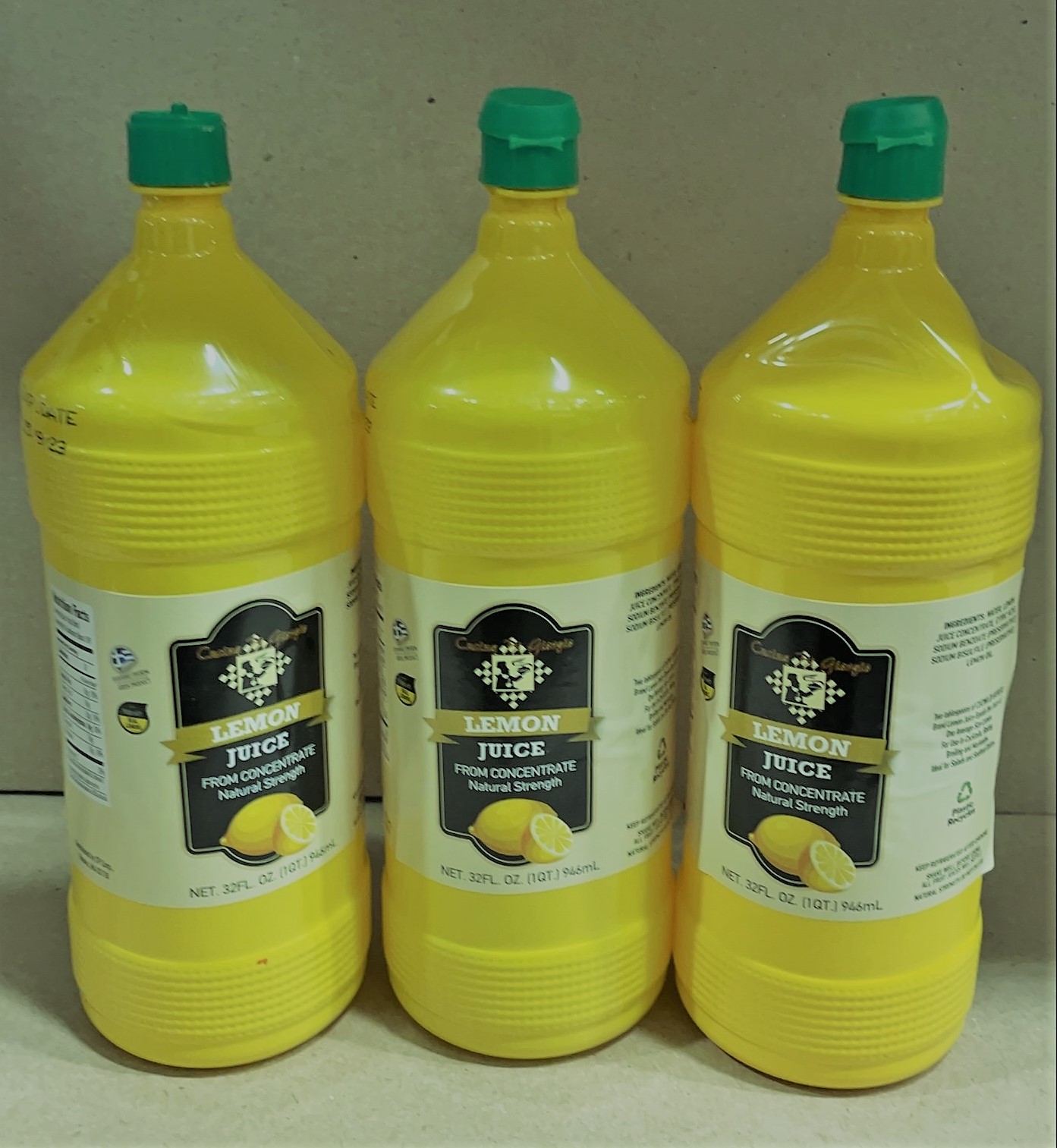 Sunfield Lemon Juice 12/32 Bottles