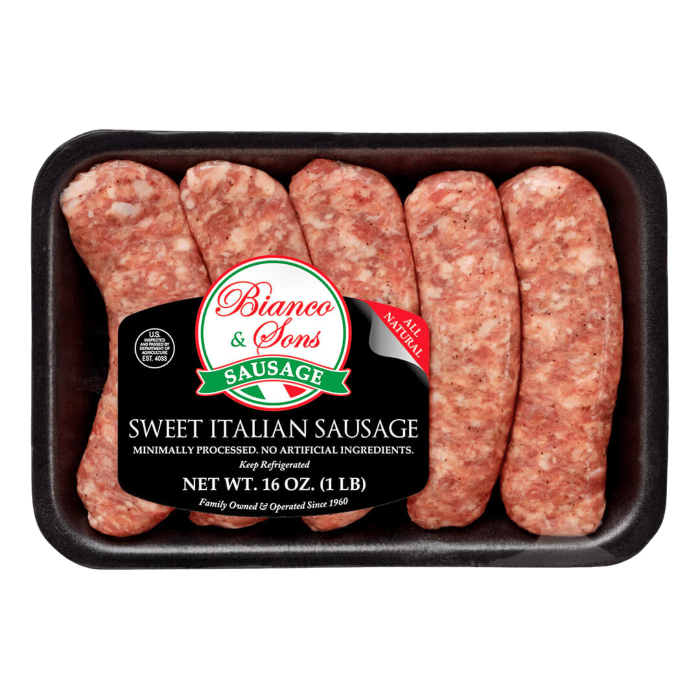 Bianco SO692 Sweet Italian Sausage 8/5#
