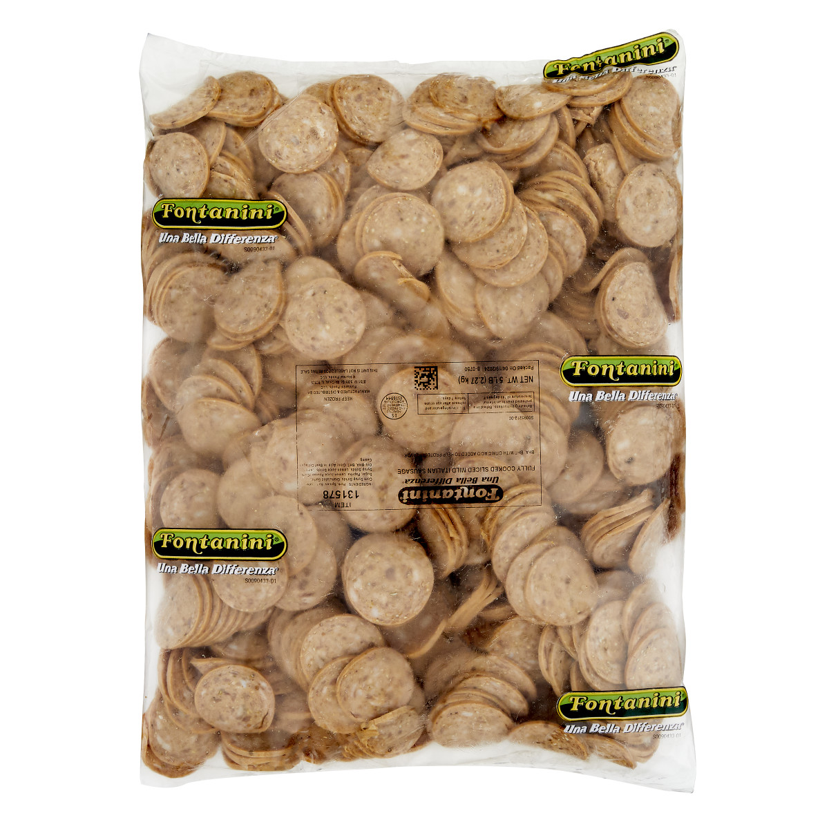 Fontanini 131578 Cup&Char Sliced Saussage 3/5#