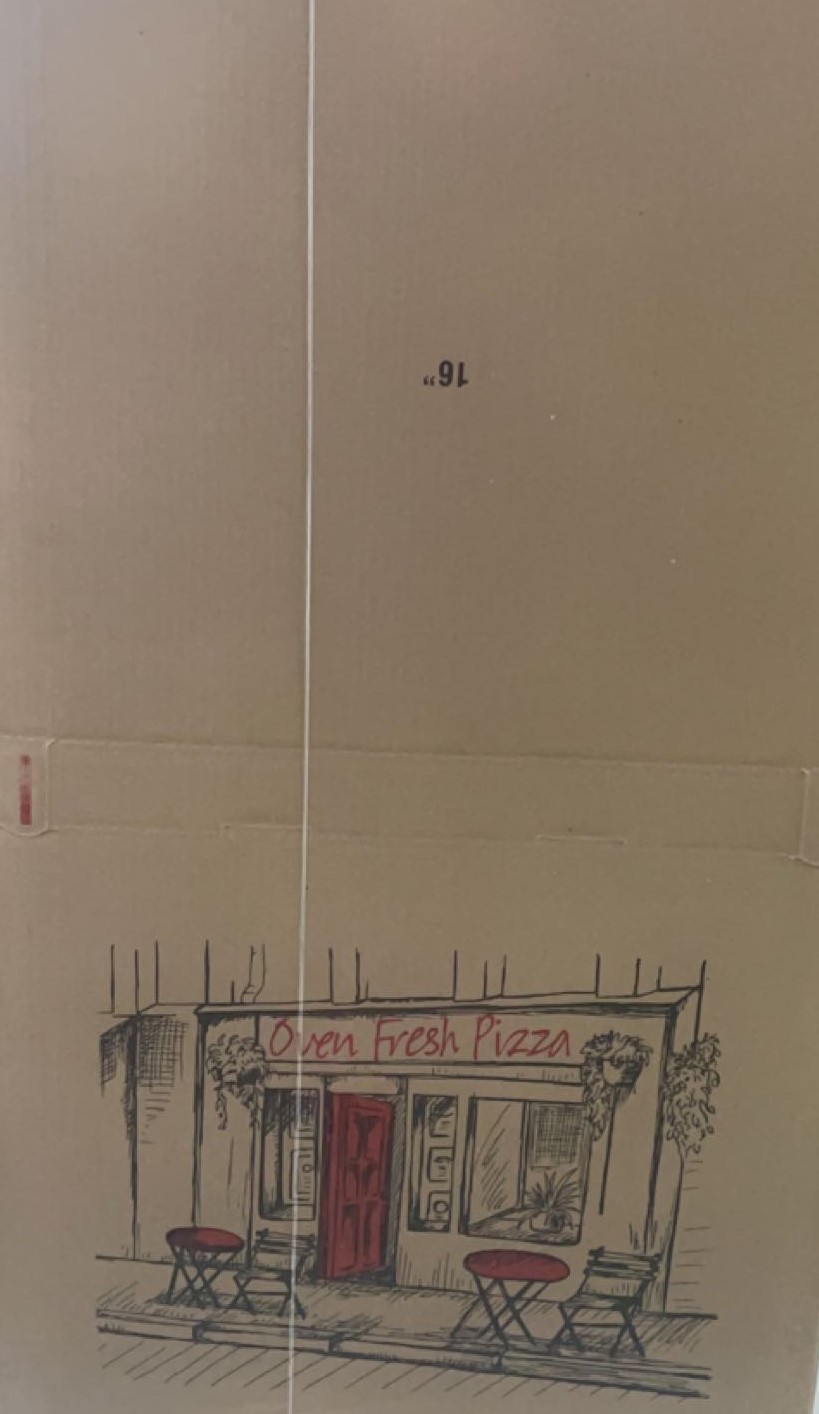 Box Corr 16" Pizza White B 50ct